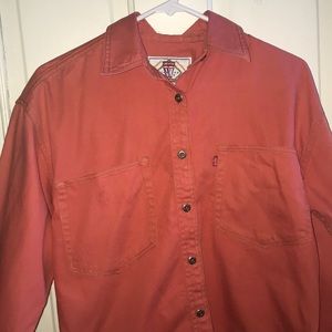 Women’s Orange Levi’s Jean Shirt